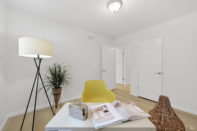 1401 Mcminn Ave, Santa Rosa, CA 95407 - office area featuring light wood finished floors and baseboards