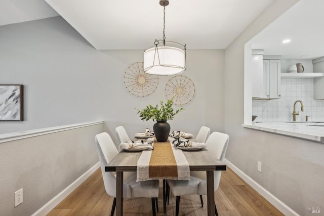 13 Freedom Ln S, Petaluma, CA 94952 - dining space featuring baseboards, light wood-type flooring, and recessed lighting