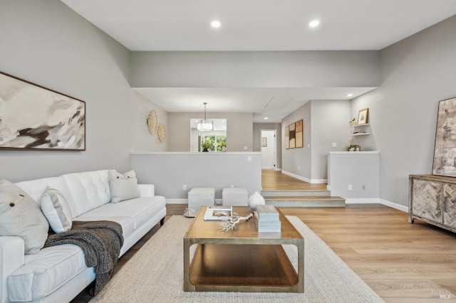 13 Freedom Ln S, Petaluma, CA 94952 - living room with wood finished floors, baseboards, and recessed lighting
