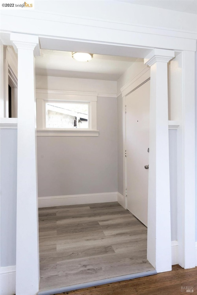 5817 Seminary Ct, Oakland, CA 94605 - hallway with wood finished floors