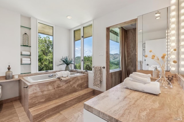 5768 Silverado Trl, Napa, CA 94558 - bathroom with a garden tub and toilet