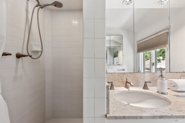 5768 Silverado Trl, Napa, CA 94558 - full bath with a tile shower and vanity