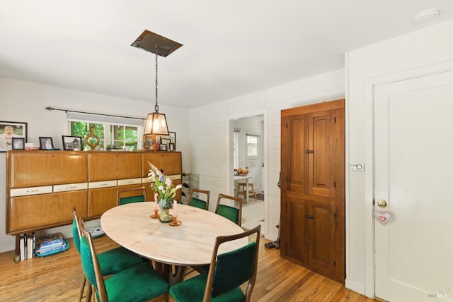 121 W Blithedale Ave, Mill Valley, CA 94941 - dining space with light wood finished floors