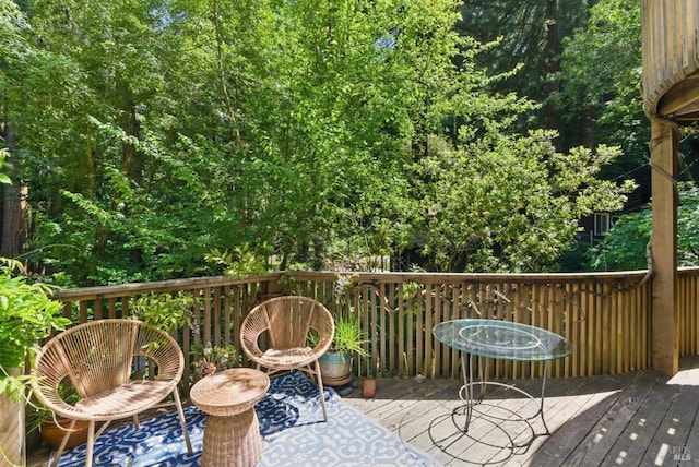 121 W Blithedale Ave, Mill Valley, CA 94941 - view of wooden deck