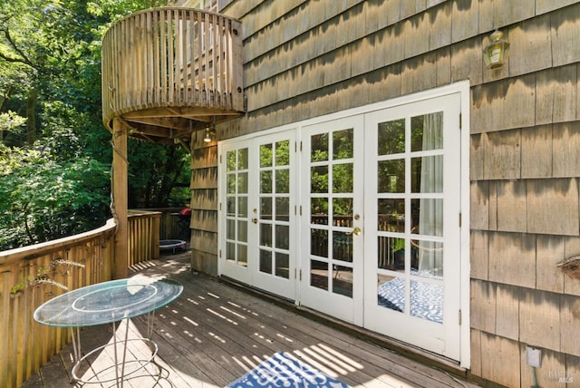 121 W Blithedale Ave, Mill Valley, CA 94941 - deck with french doors