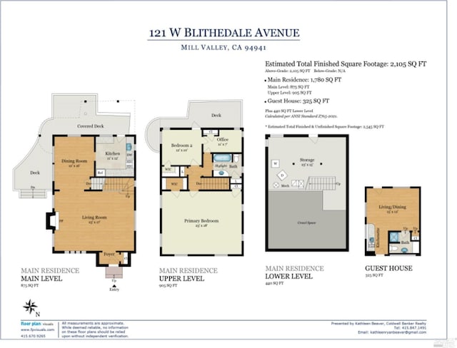 121 W Blithedale Ave, Mill Valley, CA 94941 - home floor plan