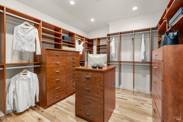 30 Sandy Ln, Mill Valley, CA 94941 - spacious closet featuring light wood-type flooring and lofted ceiling
