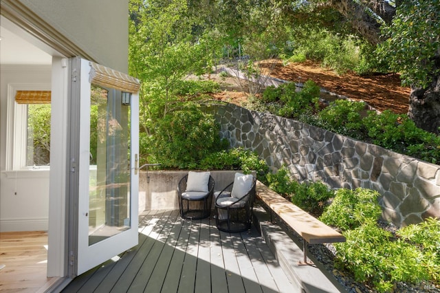 30 Sandy Ln, Mill Valley, CA 94941 - view of wooden terrace