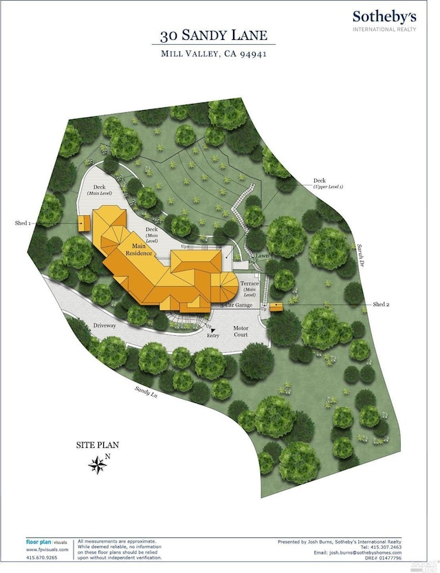 30 Sandy Ln, Mill Valley, CA 94941 - map / location
