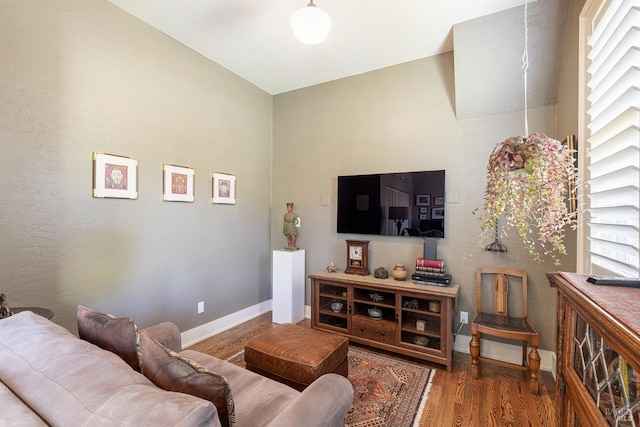 406 Franklin St, Napa, CA 94559 - living room with wood finished floors, baseboards, and healthy amount of natural light