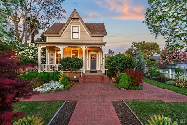 406 Franklin St, Napa, CA 94559 - victorian house featuring covered porch