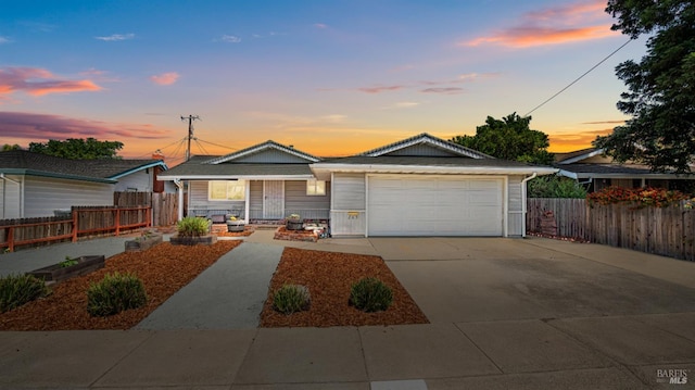 265 Chestnut St, Dixon, CA 95620 - single story home featuring concrete driveway, an attached garage, and covered porch