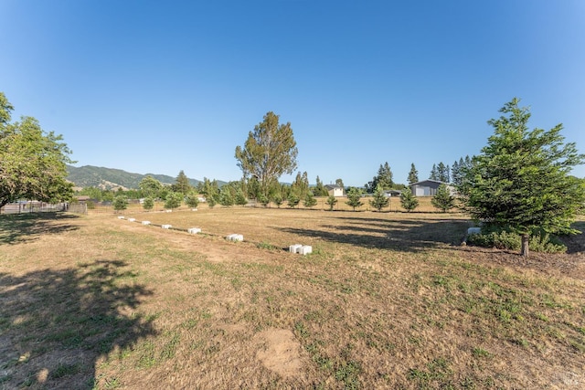 1961 Foothill Dr, Redwood Valley, CA 95470 - view of yard with a rural view and a mountain view