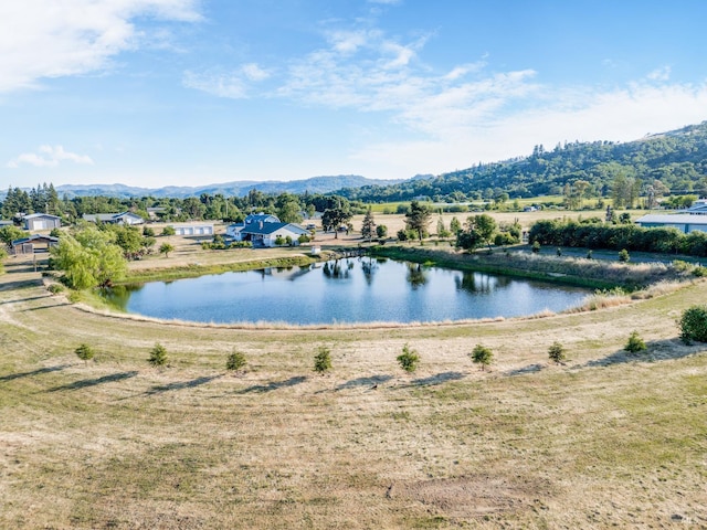 1961 Foothill Dr, Redwood Valley, CA 95470 - water view with mountains