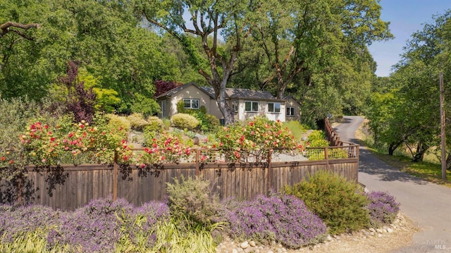 260 Geysers Rd, Cloverdale, CA 95425 - view of front of home with stucco siding and driveway