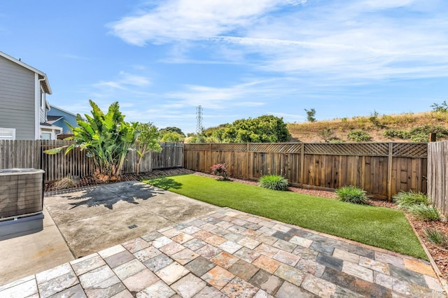 247 Clearpointe Dr, Vallejo, CA 94591 - view of patio with central AC