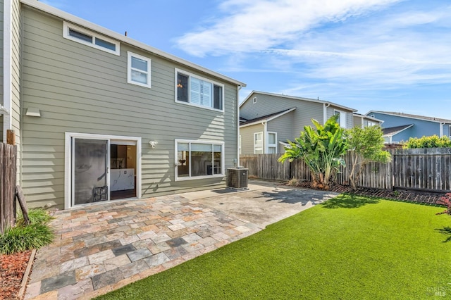 247 Clearpointe Dr, Vallejo, CA 94591 - back of house featuring a patio area and central air condition unit