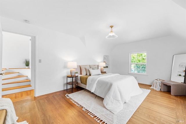 1186 E Ave, Napa, CA 94559 - bedroom featuring vaulted ceiling and wood finished floors