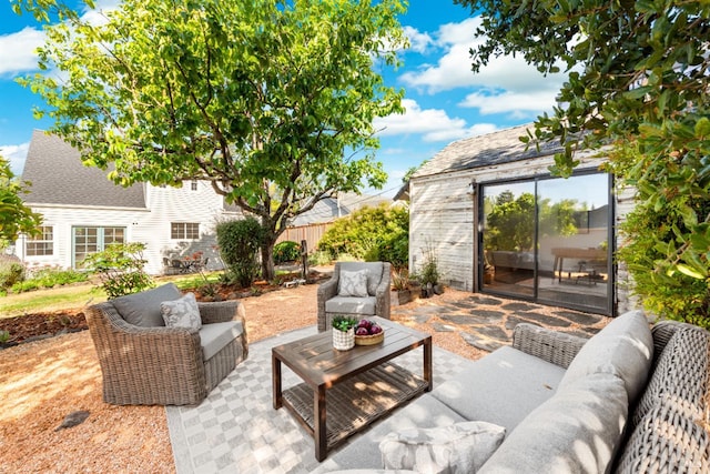 1186 E Ave, Napa, CA 94559 - view of patio featuring an outdoor hangout area