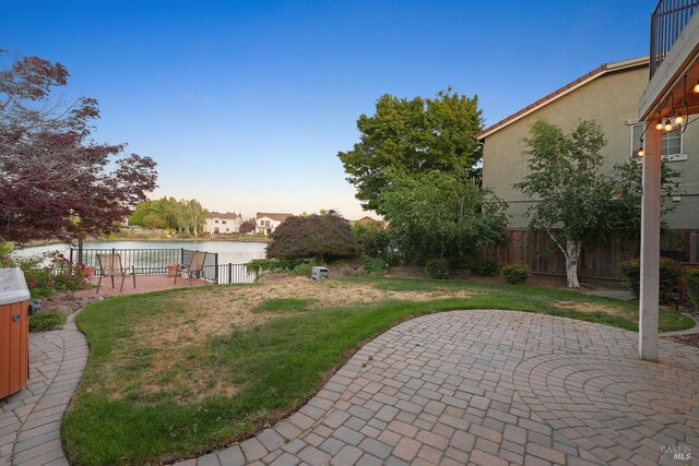 712 Tahoe Ct, Fairfield, CA 94534 - view of yard featuring a patio and a water view