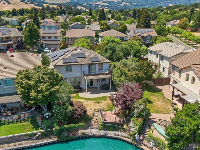 712 Tahoe Ct, Fairfield, CA 94534 - aerial view of residential area featuring mountains