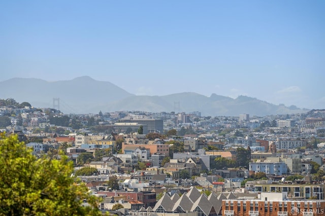 56 Aztec St, San Francisco, CA 94110 - view of city featuring a mountain backdrop