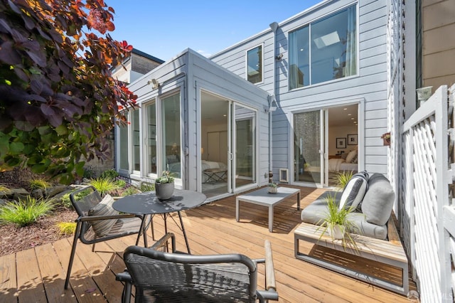 56 Aztec St, San Francisco, CA 94110 - view of wooden deck
