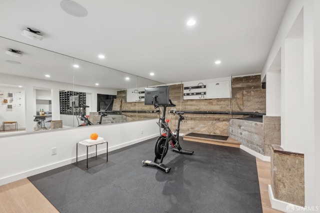 56 Aztec St, San Francisco, CA 94110 - workout area with recessed lighting