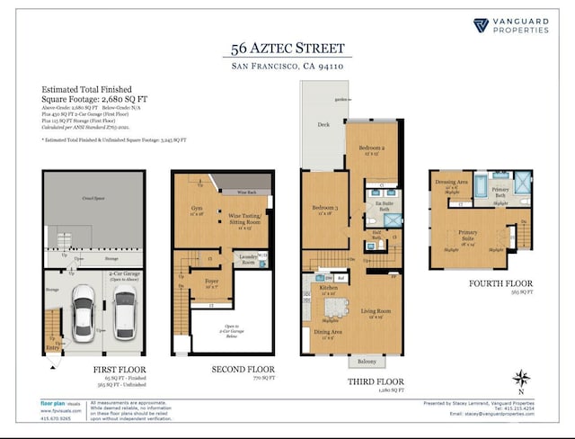 56 Aztec St, San Francisco, CA 94110 - room layout