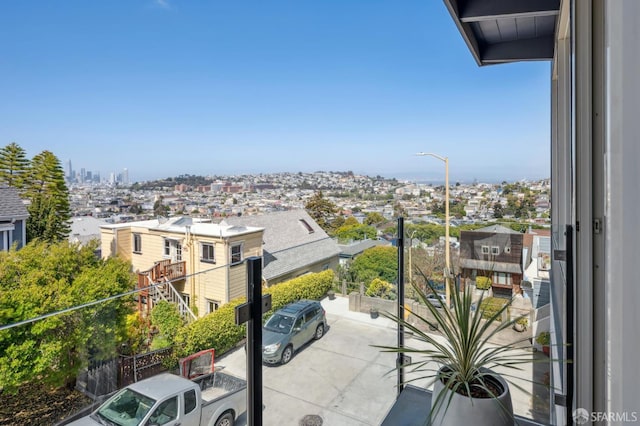 56 Aztec St, San Francisco, CA 94110 - balcony featuring a city view
