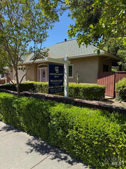 350 N Barnes St, Ukiah, CA 95482 - ranch-style house with stucco siding