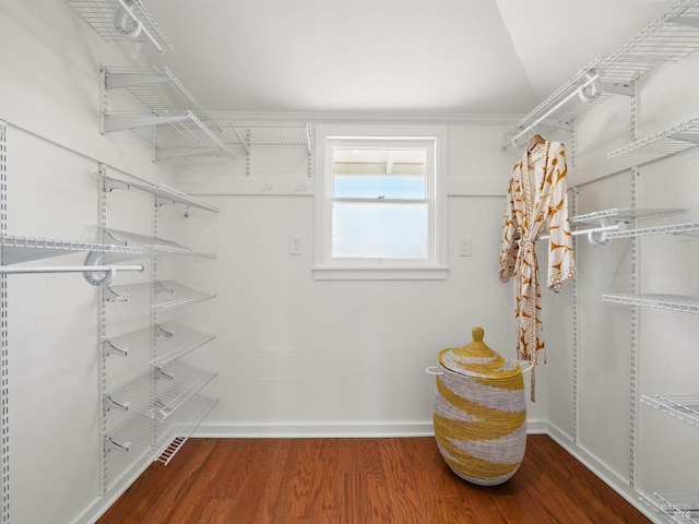 9 Park St, San Rafael, CA 94901 - walk in closet with wood finished floors