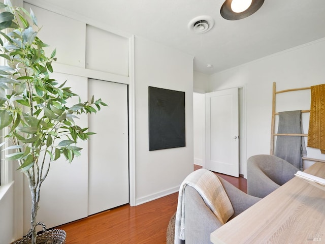 9 Park St, San Rafael, CA 94901 - home office featuring wood finished floors
