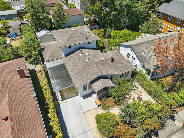 9 Park St, San Rafael, CA 94901 - aerial perspective of suburban area