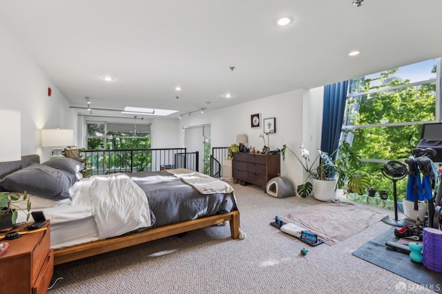 699 Pennsylvania Ave Unit 10, San Francisco, CA 94107 - carpeted bedroom featuring recessed lighting