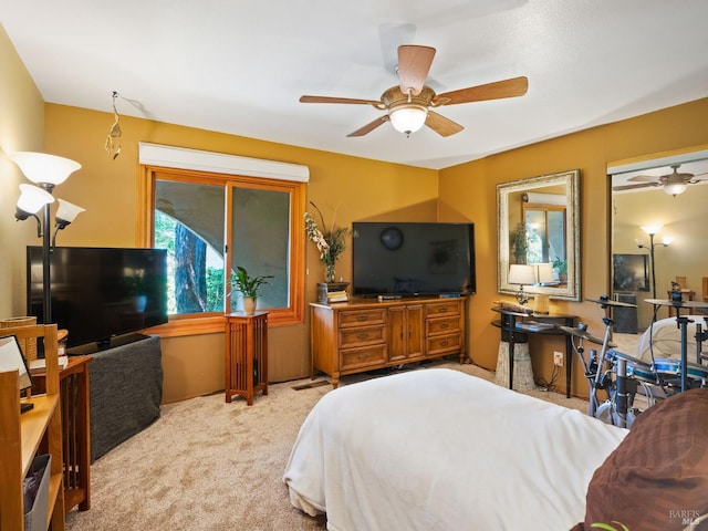 1010 Easum Dr, Napa, CA 94558 - bedroom featuring carpet and ceiling fan