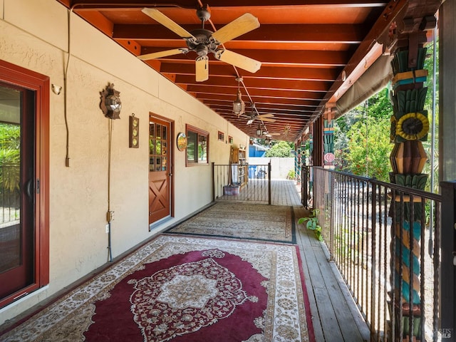 1010 Easum Dr, Napa, CA 94558 - view of patio / terrace with a ceiling fan and a balcony