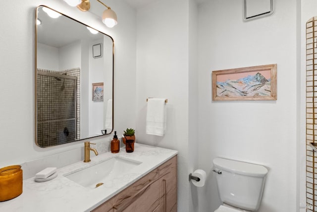 34 Laurel Dr, Corte Madera, CA 94925 - full bathroom featuring vanity, toilet, and an enclosed shower