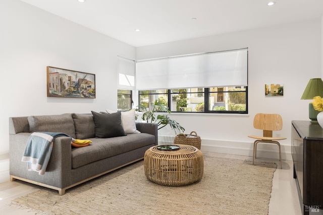 225 W Baltimore Ave, Larkspur, CA 94939 - living area with baseboards and recessed lighting