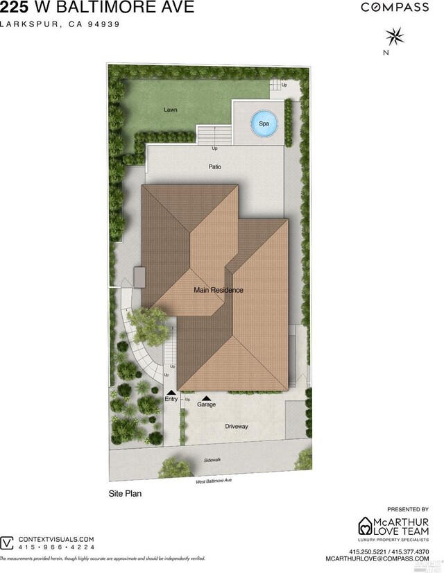 225 W Baltimore Ave, Larkspur, CA 94939 - room layout