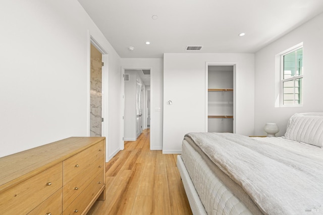 1480 Waterside Ln, Rohnert Park, CA 94928 - bedroom featuring light wood-style flooring, recessed lighting, and baseboards