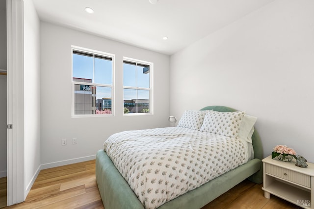 1480 Waterside Ln, Rohnert Park, CA 94928 - bedroom with wood finished floors, baseboards, and recessed lighting