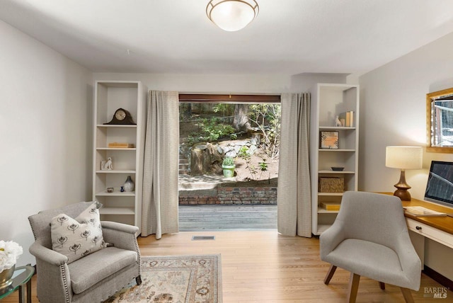 192 Carson Rd, Woodacre, CA 94973 - office area featuring wood finished floors