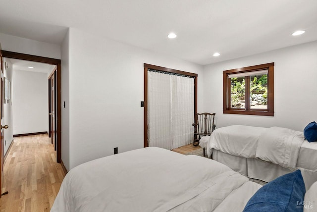 192 Carson Rd, Woodacre, CA 94973 - bedroom featuring recessed lighting and light wood-style floors