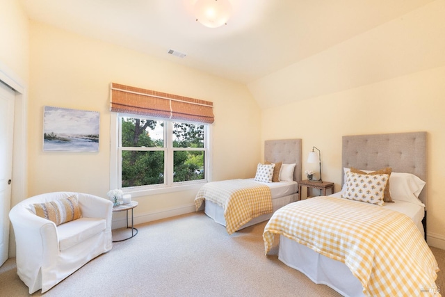 1330 Pine St, Saint Helena, CA 94574 - carpeted bedroom with lofted ceiling