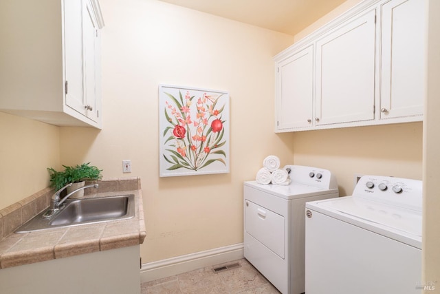 1330 Pine St, Saint Helena, CA 94574 - washroom featuring washing machine and clothes dryer, baseboards, and cabinet space