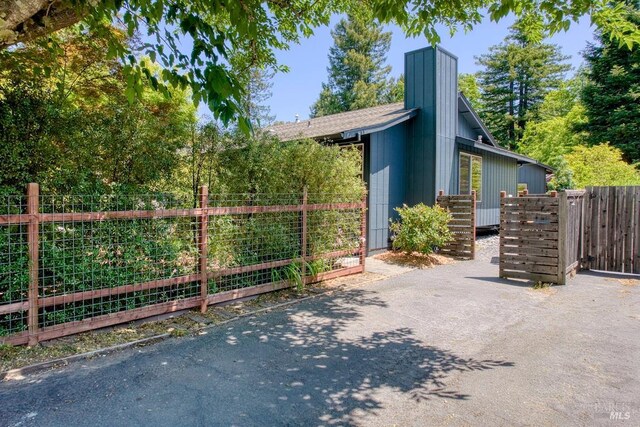 3051 Edison St, Graton, CA 95444 - gate featuring a patio area