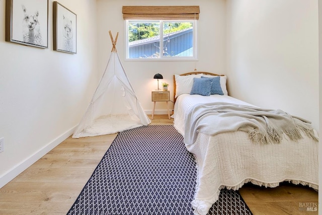 3051 Edison St, Graton, CA 95444 - bedroom featuring baseboards and wood finished floors
