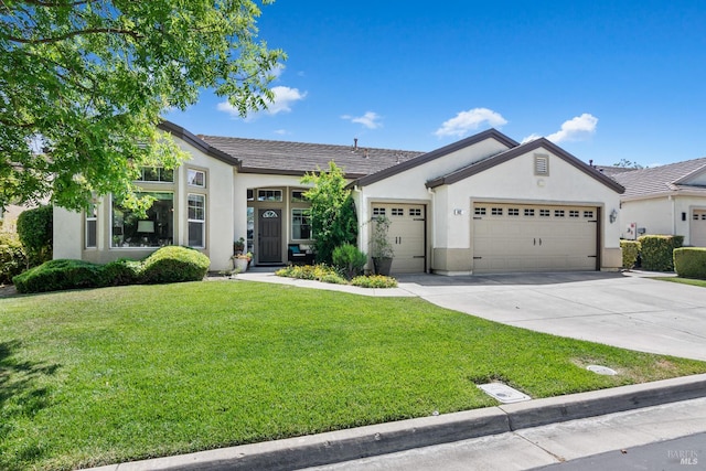 602 Summerset Dr, Rio Vista, CA 94571 - single story home featuring an attached garage, stucco siding, concrete driveway, and a front lawn