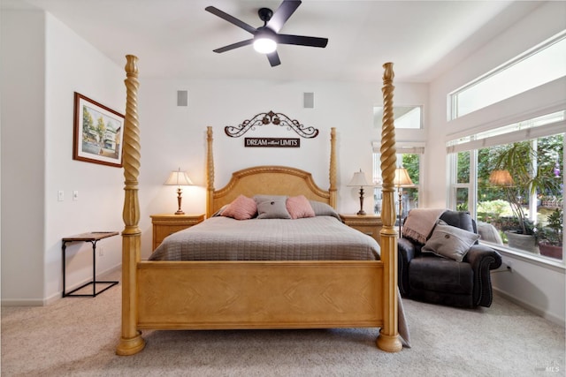 602 Summerset Dr, Rio Vista, CA 94571 - carpeted bedroom with a ceiling fan and baseboards